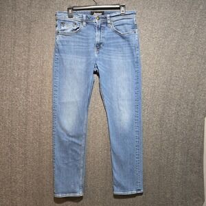 Revtown Sharp Jeans Mens 33X32 (Meas. 32x30) Light Wash Slim Fit Straight Leg